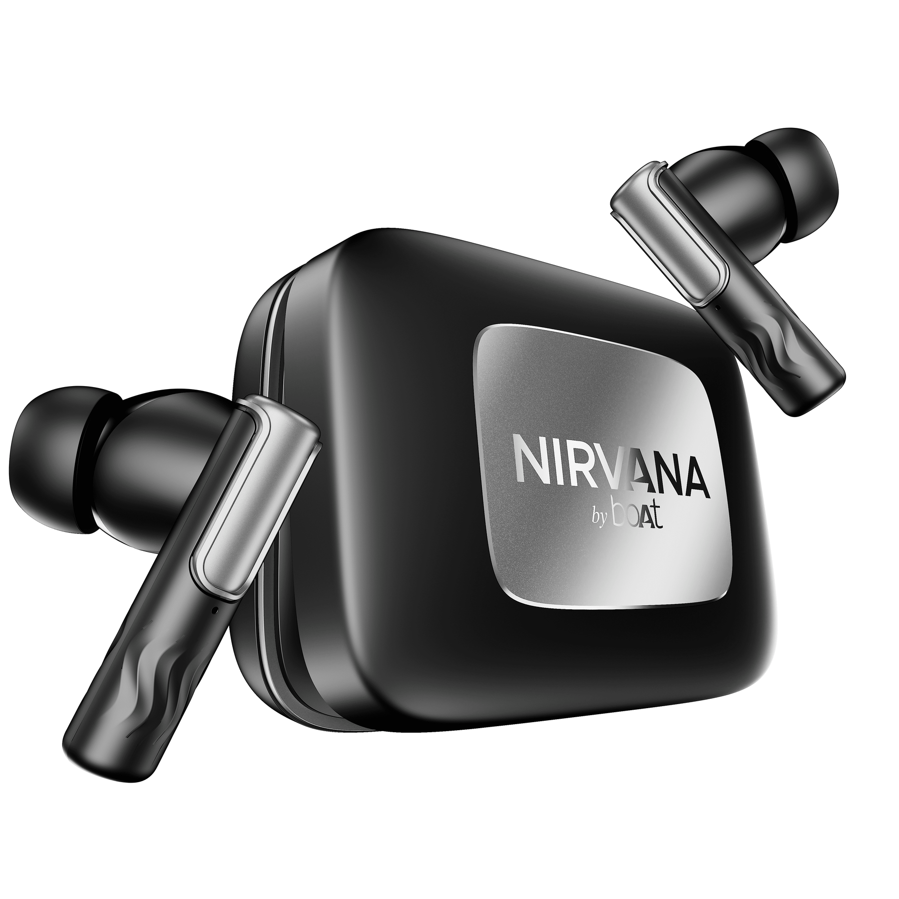 boAt Nirvana Ivy Pro Wireless Earbuds with Dolby Head Tracking, 50H Playback, 52dB ANC Adaptive EQ by Mimi