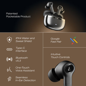 boAt Nirvana Ion ANC Pro | Wireless Earbuds with 32dB ANC, 120 Hours Playback, Dual EQ Modes, LDAC technology, BEAST™ Mode