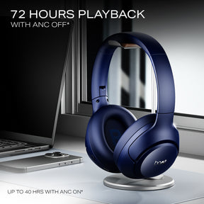 boAt Rockerz 551 ANC Pro | Wireless Headphone with 42dB Hybrid Adaptive ANC, 72 Hours Playtime, Dual Mics with ENx™ Tech