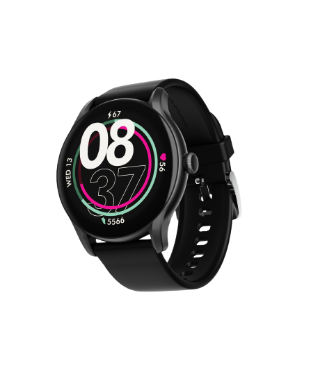 boAt Primia Ace | Smartwatch with 1.43" (3.63cm) Amoled Display, BT Calling, 100+ Sports Modes, Up to 10 Days Battery