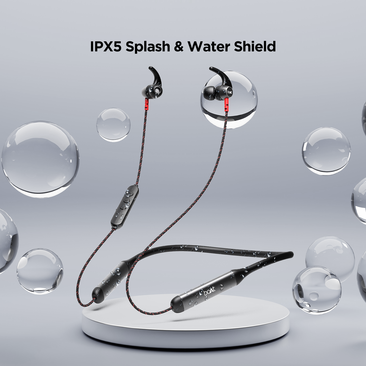 boAt Rockerz 333 Pro | Wireless Earphone with Non-Stop Music Upto 60 Hours, Asap Charge, IPX5 Water Resistance