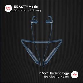 boAt Rockerz 260 | Wireless Bluetooth Earphone with Insta Wake N' Pair, Quad Mics with ENx Technology & ASAP™ Charge