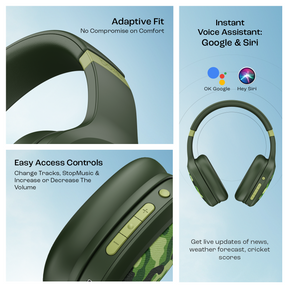 boAt Rockerz 460 | Wireless Headphone with 40mm Drivers, 30 HRS of Fuel, ENx™ Technology For Clear Calls, Dual Pairing