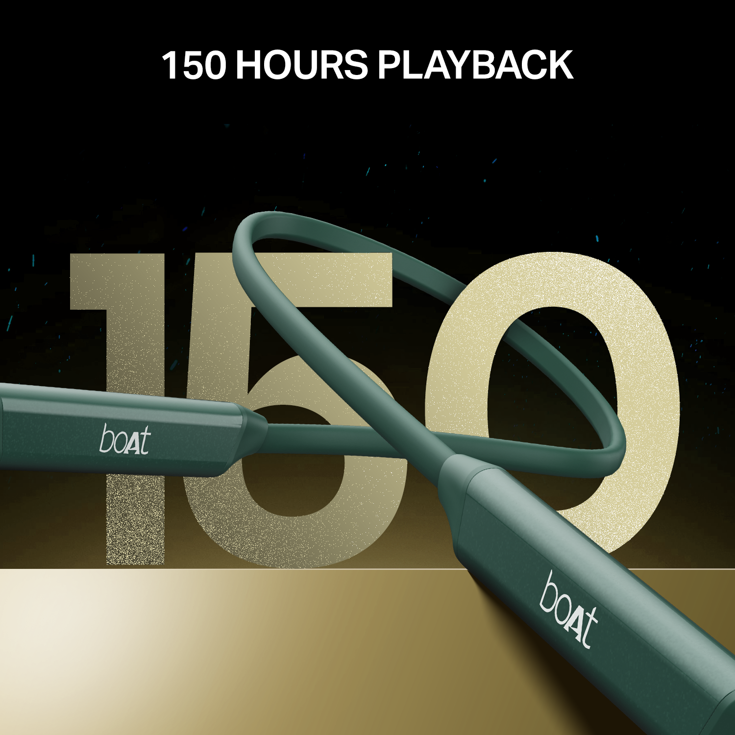 boAt Rockerz Trinity Grande | Wireless Neckband with 150 Hours Playback, AI ENx™ Tech, Dual EQs & BEAST™ Mode