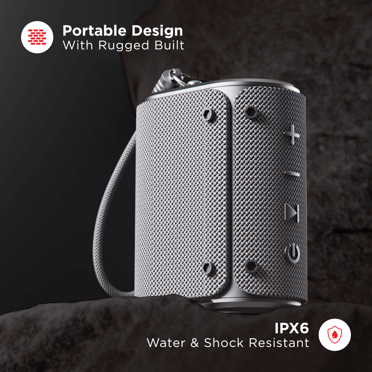 boAt Stone Grenade | Bluetooth Speakers with 1.75” Full-range Drivers, High Fidelity Stereo Sound, Up to 7hrs Nonstop Playback