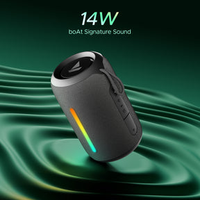 boAt Stone 350 Pro | Portable Bluetooth Speaker with 14W boAt Signature Sound, 12 Hours Playback, RGB LED