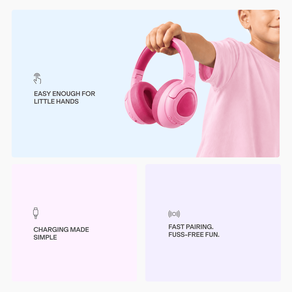 boAt Sailor Play SS Edition Kids Wireless Headphones - Image 8