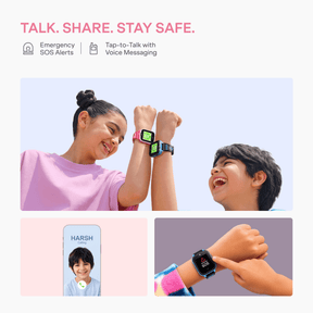 boAt Sailor Nav | 4G Kids Smartwatch with GPS Tracking, Video Calling & SOS Alerts