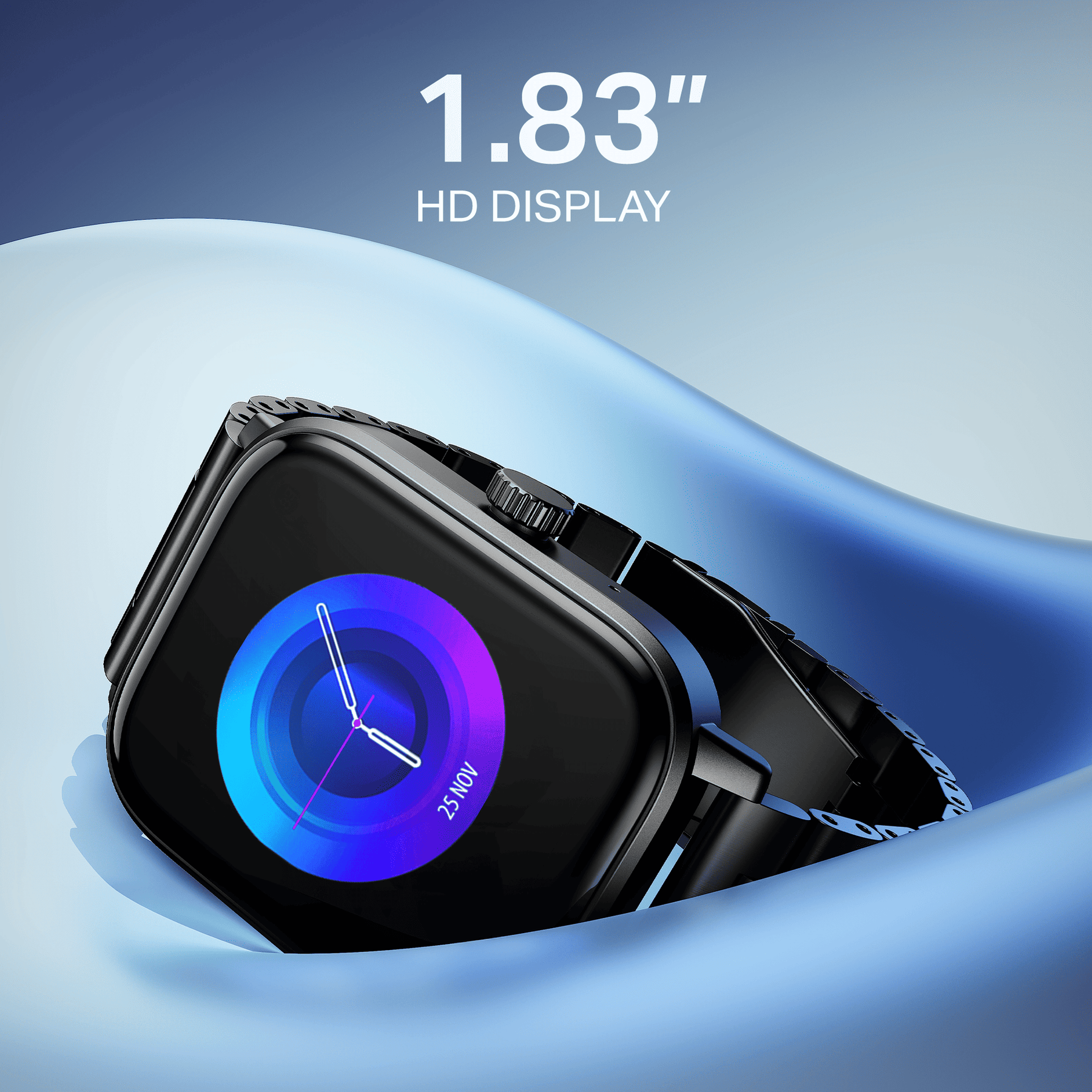 boAt Wave Call 3 | Smartwatch with Bluetooth Calling, 1.83" HD Display, Health & Wellness Tracking