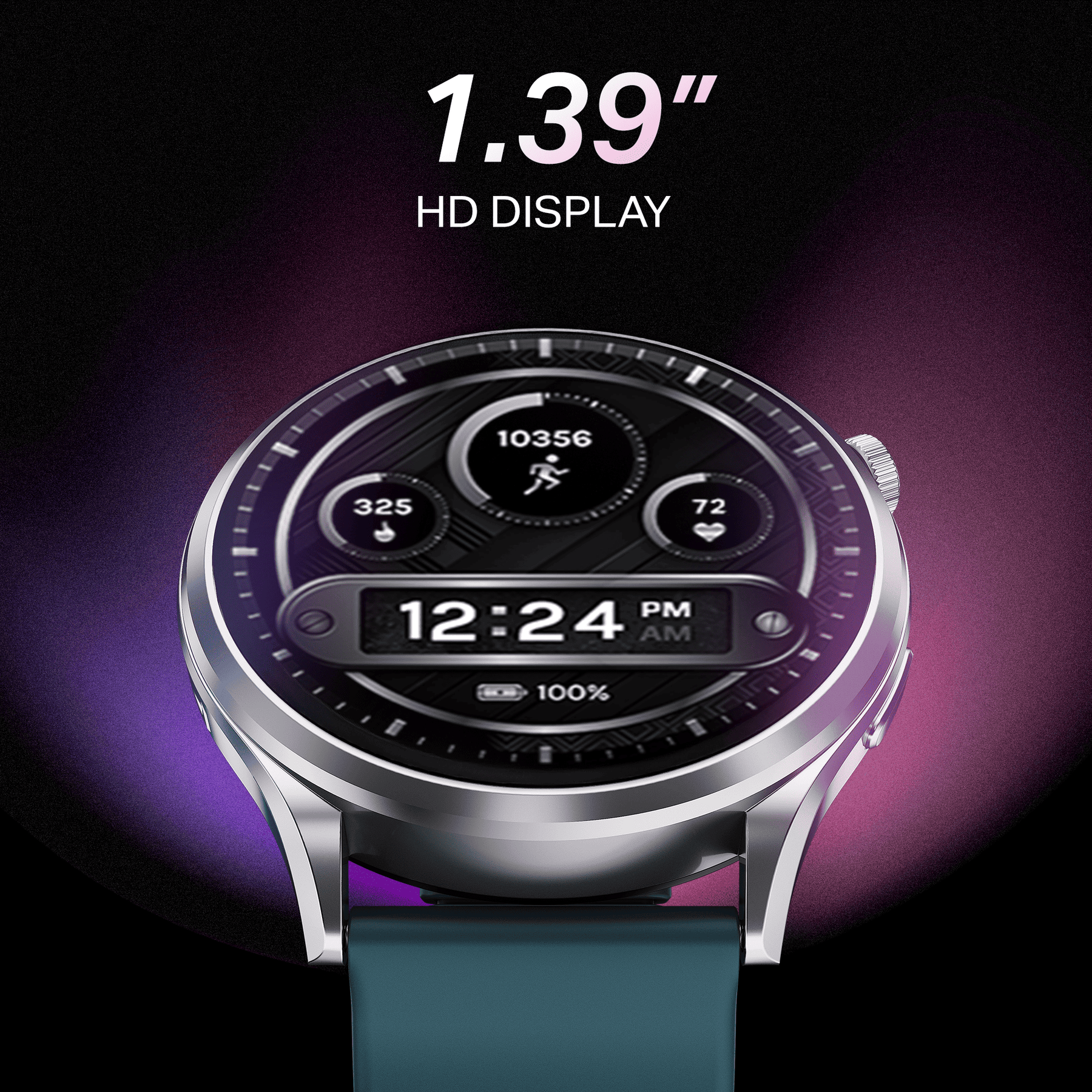 boAt Lunar Discovery Pro | Premium Smartwatch with 1.39" HD Display, Advanced BT Calling & Health Monitoring