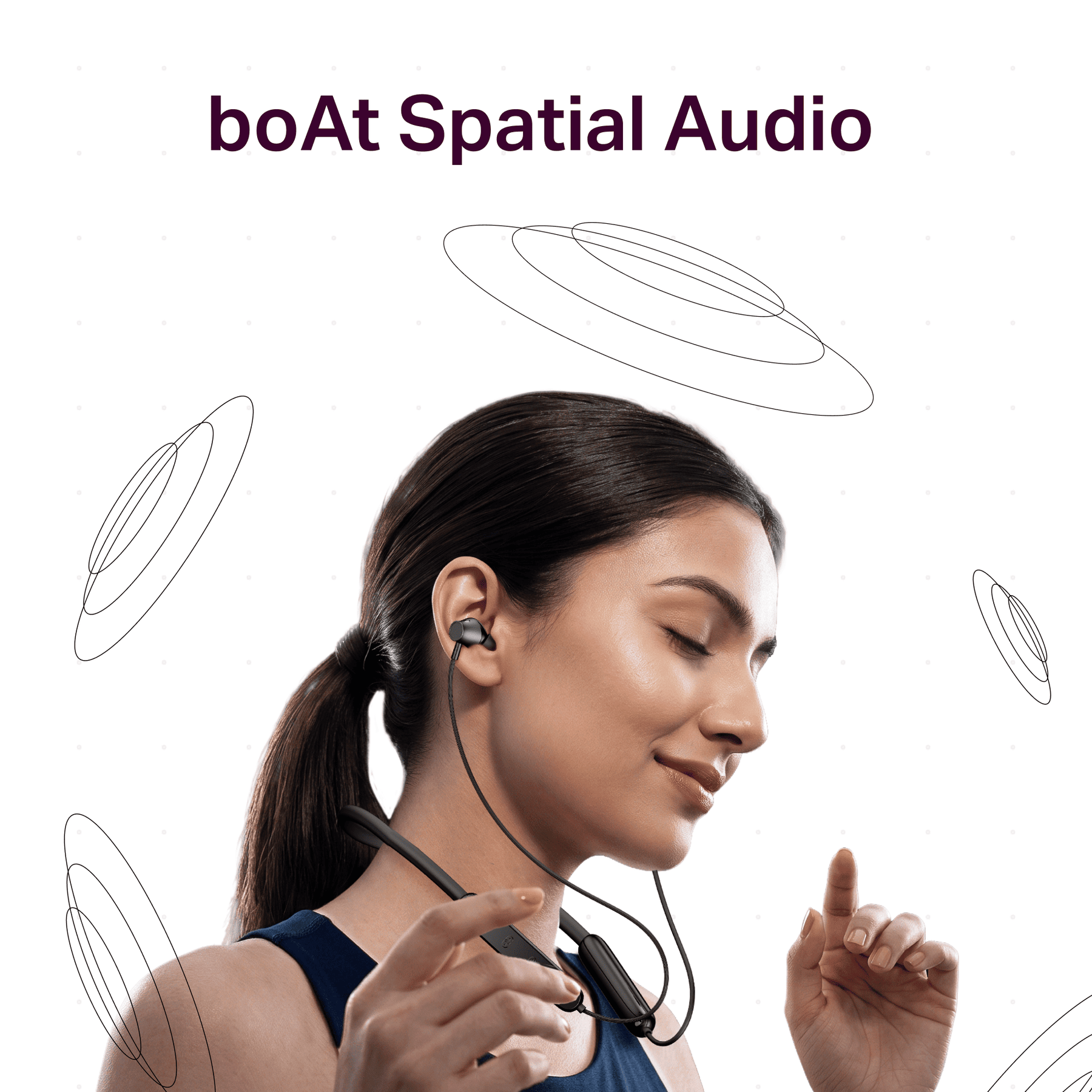 boAt Rockerz 351 ANC | Wireless Headphones with 60H Playback, 42dB ANC & 40ms BEAST™ Mode