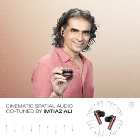 boAt Nirvana Zenith Pro | Wireless Earbuds with Spatial Audio, 80H Playback & 50dB Hybrid Adaptive ANC