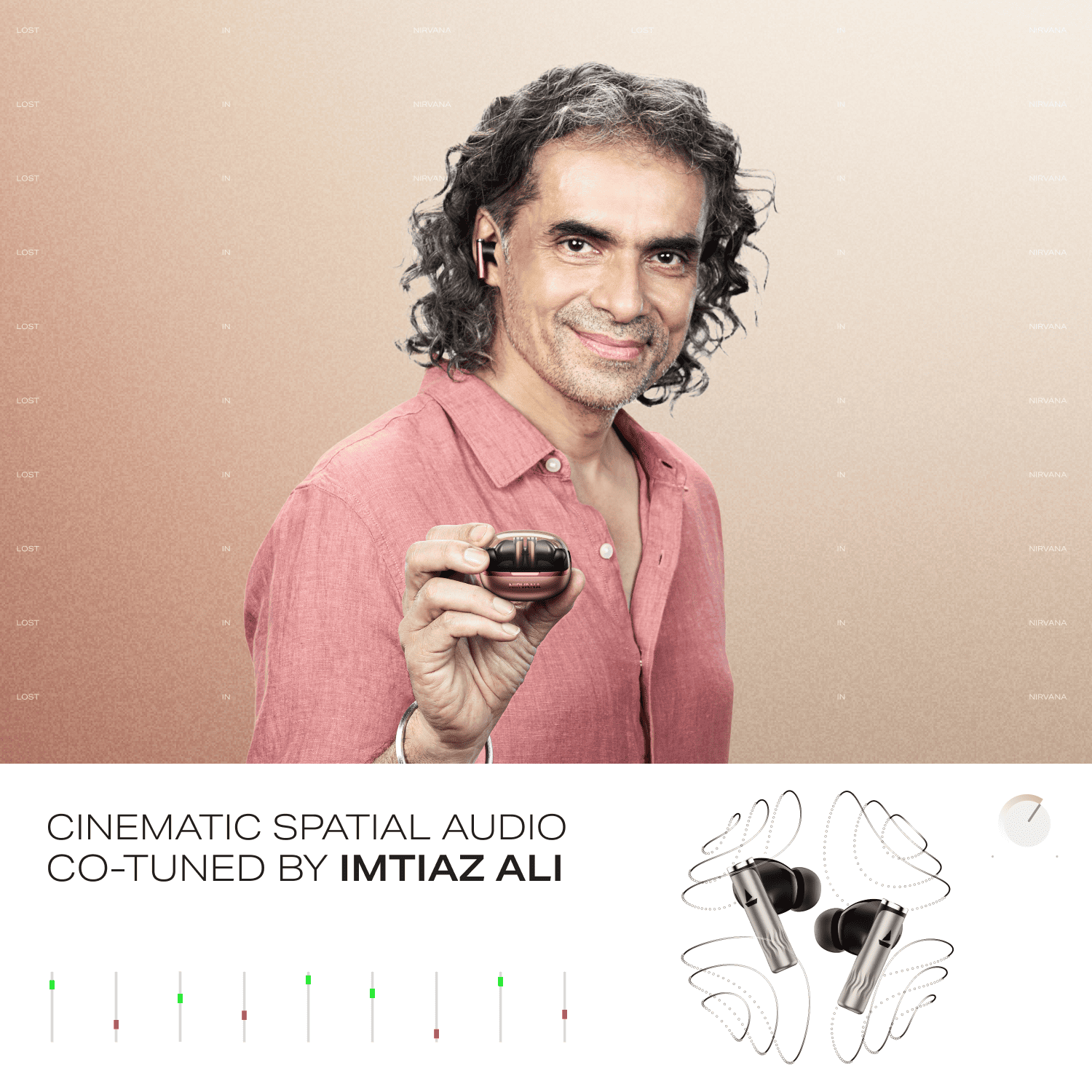 boAt Nirvana Zenith Pro | Wireless Earbuds with Spatial Audio, 80H Playback & 50dB Hybrid Adaptive ANC