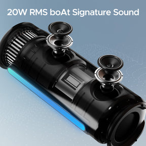 boAt Stone Spinx Pro | Portable Speaker with 20W RMS Sound, 8 Hours Playback, Bluetooth v5.0, Dynamic RGB Lights, IPX4 Rating
