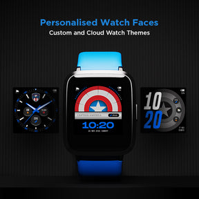 boAt Watch Storm Captain America Edition | Smart Watch with 1.3" (3.3 cm) Full Touch Curved Display, Health Monitoring, Daily Activity Tracker