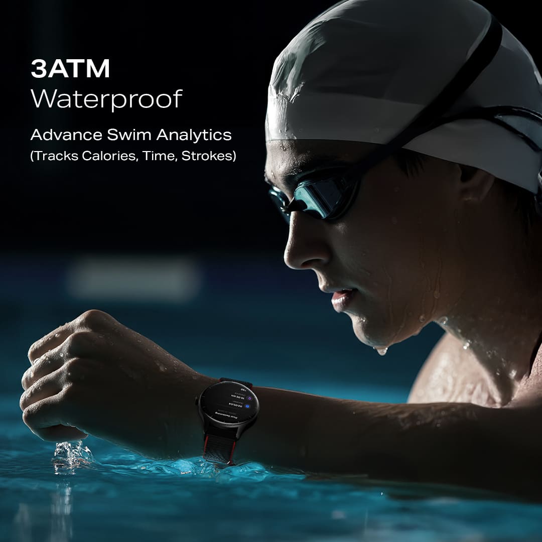 boAt Valour Watch 1 GPS | 1.43" AMOLED Smartwatch with In-Built GPS, 15-Day Battery Life & AI Workout Detection