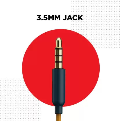 boAt Bassheads 104 | Wired Earphones with 10mm drivers, Absolute Experience, Immersive Audio, Lightweight Design