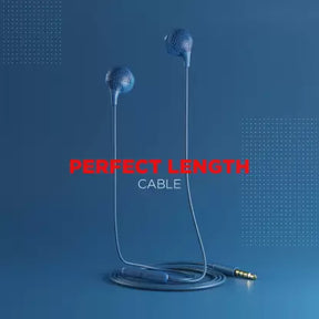 boAt Bassheads 104 | Wired Earphones with 10mm drivers, Absolute Experience, Immersive Audio, Lightweight Design