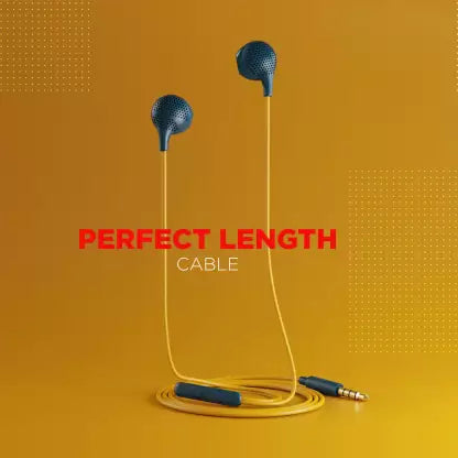 boAt Bassheads 104 | Wired Earphones with 10mm drivers, Absolute Experience, Immersive Audio, Lightweight Design