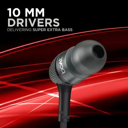 boAt BassHeads 225 Earphones with carry pouch Buy Now