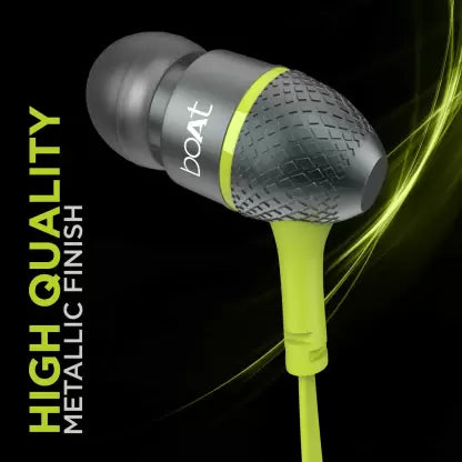 Bassheads 225 | Wired Earphone with Carry Case, Passive Noise Cancellation, Super Extra Bass