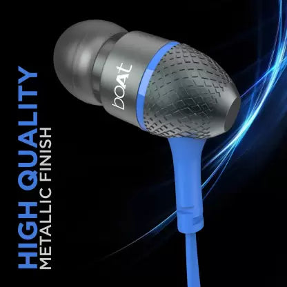 Bassheads 225 | Wired Earphone with 10mm Driver, Passive Noise Cancellation, Hands-free communication, Super Extra Bass