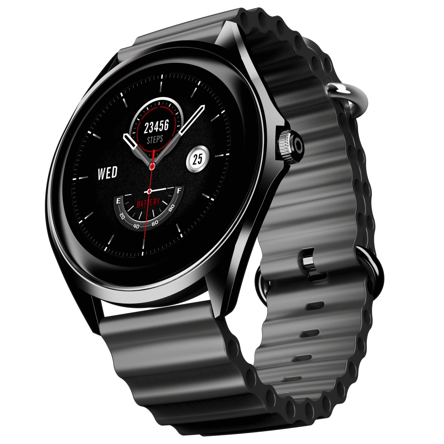 boAt Ultima Aeris | 1.43" AMOLED Smartwatch with 1000 Nits Brightness and Metal Design