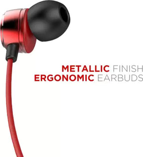 Bassheads 172 | Wired Earphone with Integrated Music Control, 10mm Dynamic Driver, Braided Cable, Premium Metallic Finish