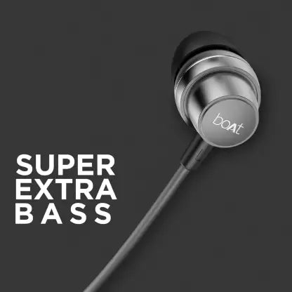 Bassheads 172 | Wired Earphone with Integrated Music Control, 10mm Dynamic Driver, Braided Cable, Premium Metallic Finish