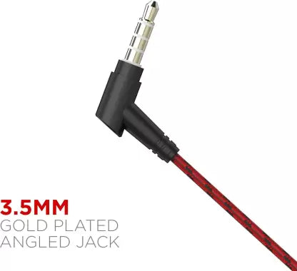 Bassheads 172 | Wired Earphone with Integrated Music Control, 10mm Dynamic Driver, Braided Cable, Premium Metallic Finish