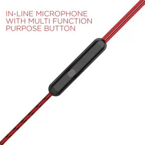 Bassheads 172 | Wired Earphone with Integrated Music Control, 10mm Dynamic Driver, Braided Cable, Premium Metallic Finish