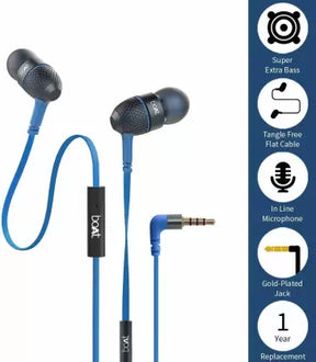 boAt BassHeads 200 Online Best Wired Earphones with Mic