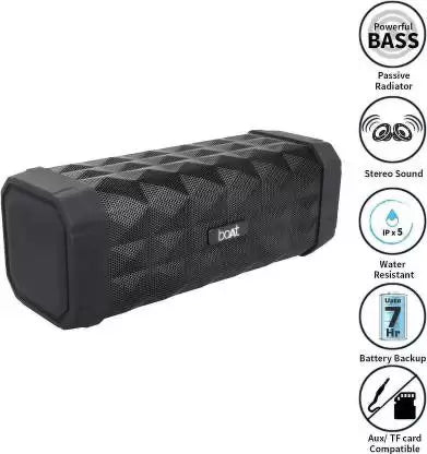 Stone 650R | Bluetooth Speaker with 10w Sound Output, IPX 7 Water Resistant, 7 Hours of Playtime, Travel & Party Booster