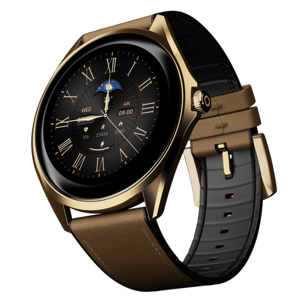 boAt Ultima Aeris | 1.43" AMOLED Smartwatch with 1000 Nits Brightness and Metal Design