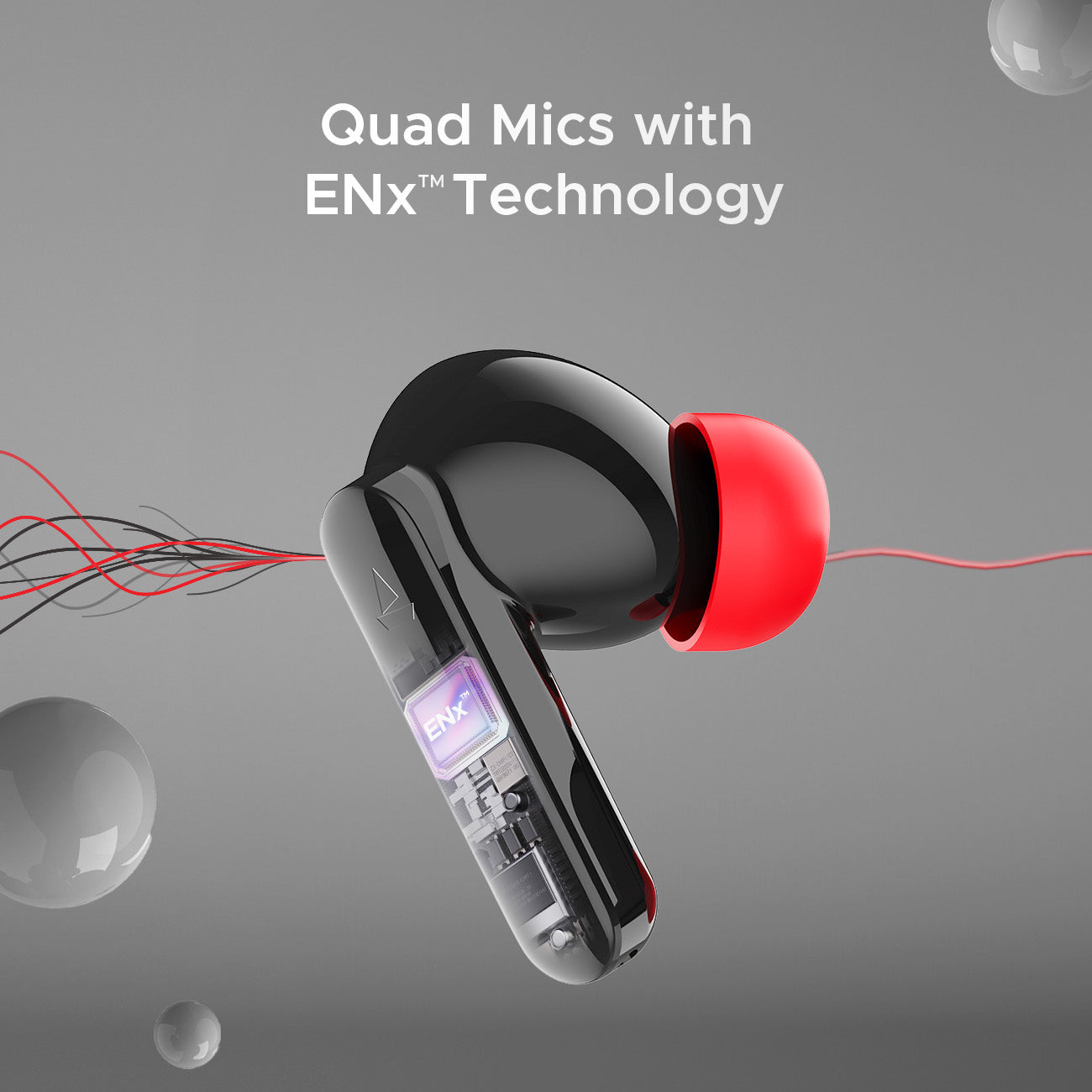 boAt Airdopes Ultra Plus | Wireless Earbuds with 50 Hours Playback, BEAST™ Mode, Quad Mics with ENx™ Tech, IWP™ Technology