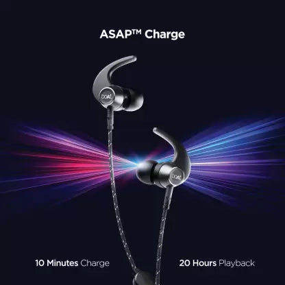 boAt Rockerz 333 Pro | Wireless Earphone with Non-Stop Music Upto 60H, ASAP Charge, IPX5 Water Resistance
