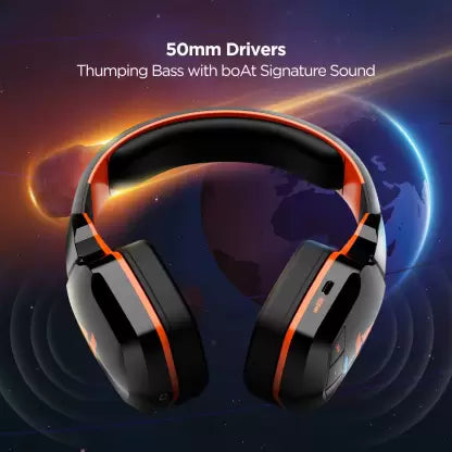 boAt Rockerz 510 | Bluetooth Headphone with super extra bass, Upto 20