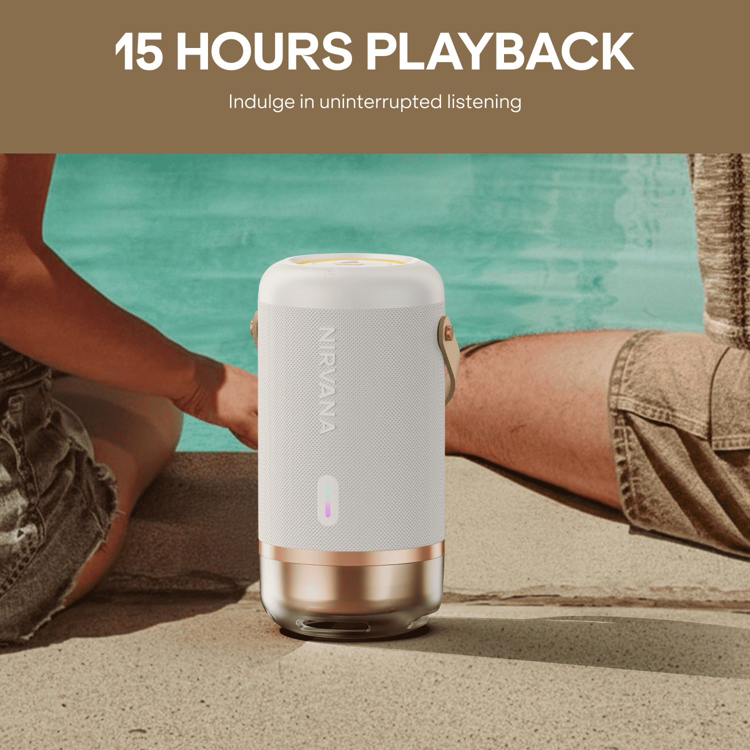 boAt Nirvana Luxe | Bluetooth Speaker with 100W Sound, 360° Spatial Audio & RGB LEDs