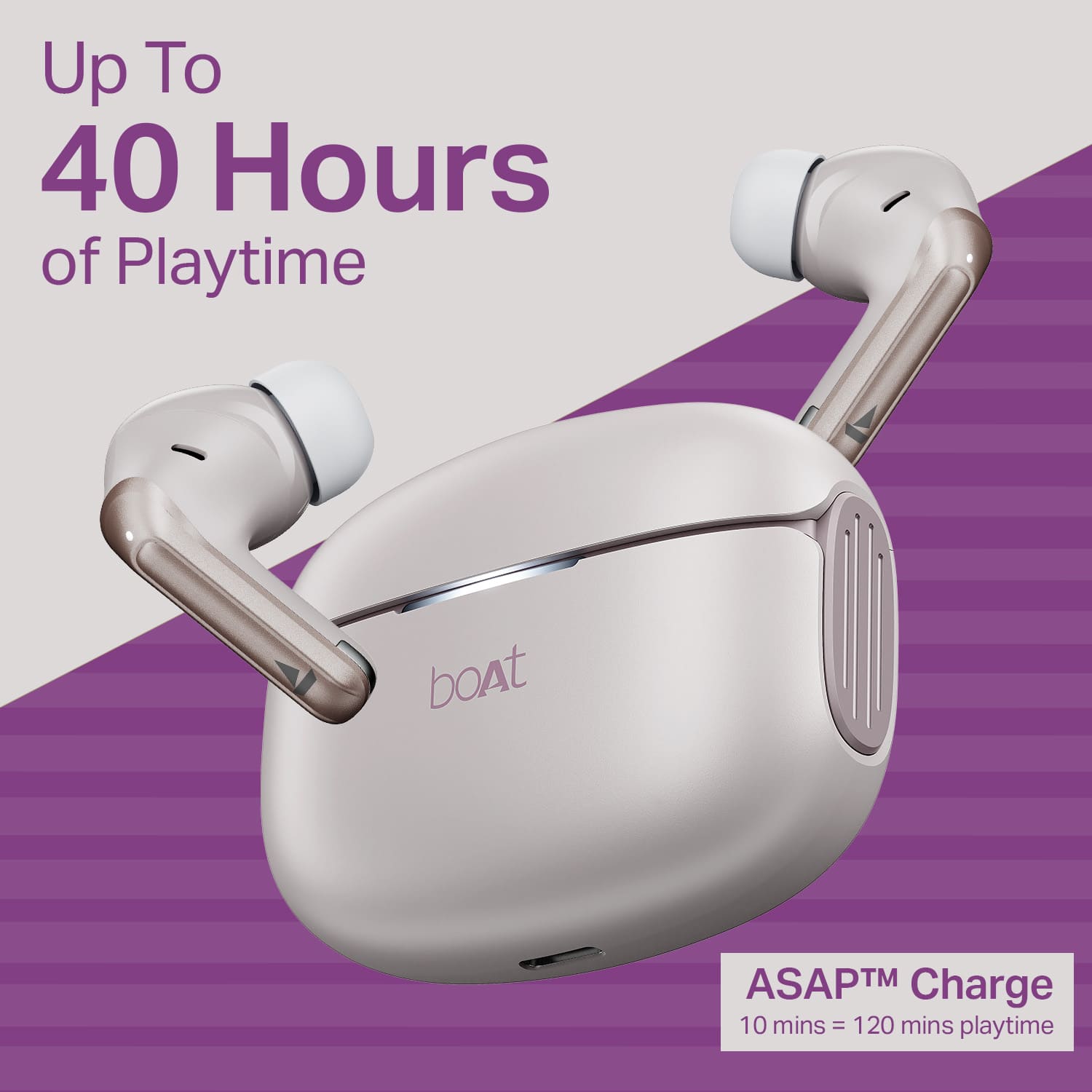 boAt Airdopes 219 | Wireless Earbuds with 40 Hours Playback, BEAST™ Mode & ENx™ Calling