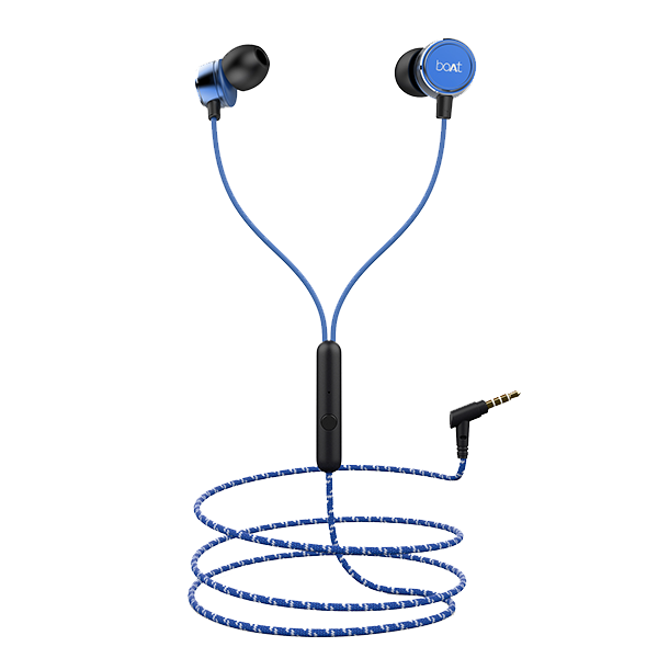 Bassheads 172 | Wired Earphone with Integrated Music Control, 10mm Dynamic Driver, Braided Cable, Premium Metallic Finish