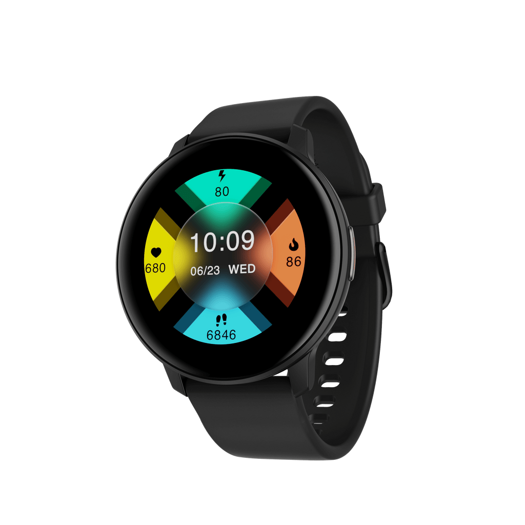 boAt Lunar Connect | Round Dial Smart Watch with 1.28” (3.25 cm) HD Display, BT Calling, Supports Hindi & English Language