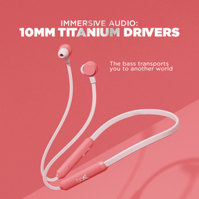 boAt 103 Wireless | Wireless Neckband with 15H Playback, 10mm Drivers, Bluetooth v5.0, IPX4 water-resistant
