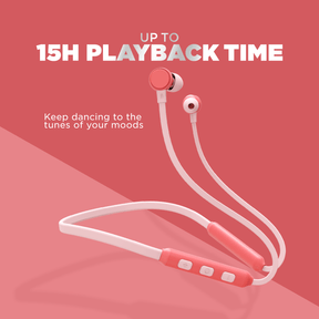 boAt 103 Wireless | Wireless Neckband with 15H Playback, 10mm Drivers, Bluetooth v5.0, IPX4 water-resistant