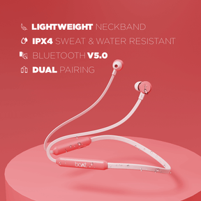 boAt 103 Wireless | Wireless Neckband with 15H Playback, 10mm Drivers, Bluetooth v5.0, IPX4 water-resistant