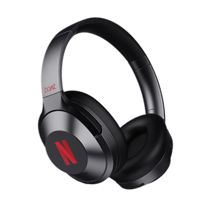 boAt Nirvana 751 ANC | Netflix Stream Edition Premium Headphone For Movies & TV Shows, 40mm Driver, 65H Playback