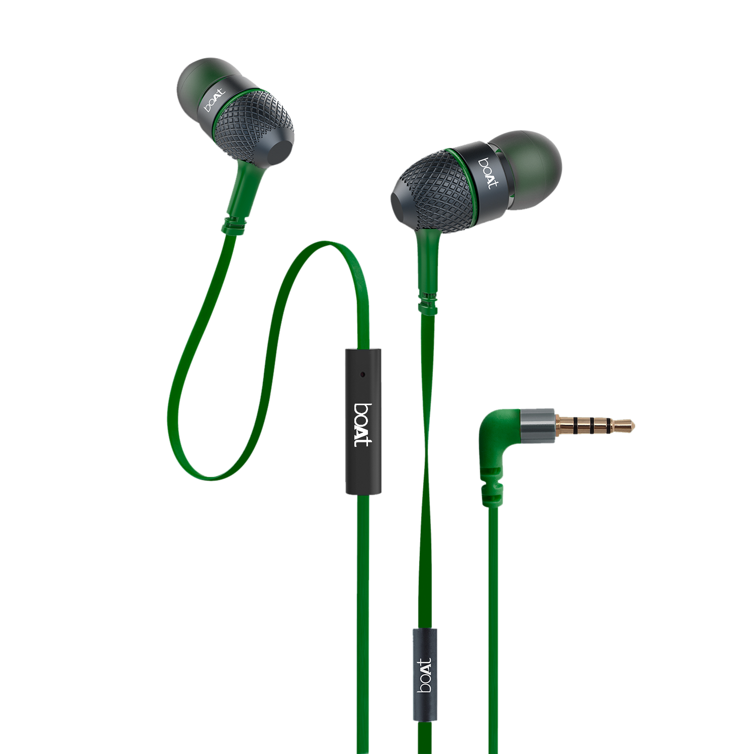 Bassheads 228 | Wired Earphones with Poweful 10mm Driver, Passive Noise Cancellation, Polished metal design