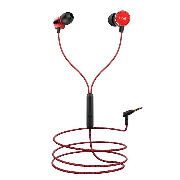 Bassheads 172 | Wired Earphone with Integrated Music Control, 10mm Dynamic Driver, Braided Cable, Premium Metallic Finish