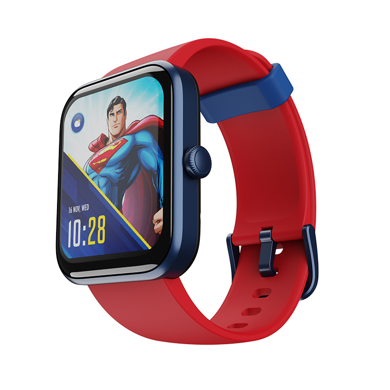 boAt Watch Xtend‌ Superman DC Edition | Premium Smart Watch with Alexa Built-in, 1.69