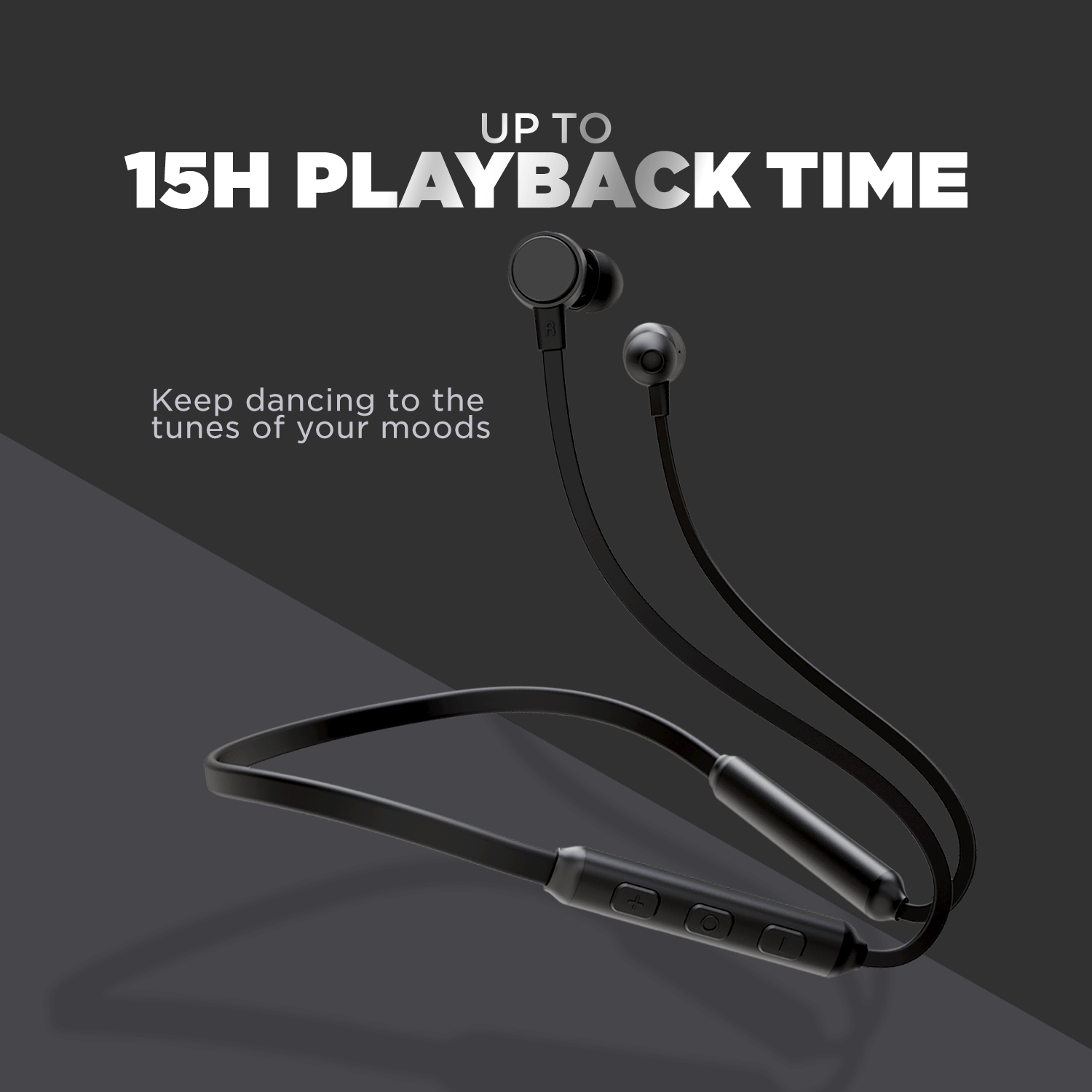 boAt 103 Wireless | Wireless Neckband with 15H Playback, 10mm Drivers, Bluetooth v5.0, IPX4 water-resistant