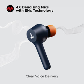 boAt Airdopes 281 Pro | Wireless Earbuds with 4 Mics, ASAP™ Charge, 6mm Drivers, 32 Hours Nonstop Audio Bliss, ENx™ Technology